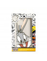 Offizielle Warner Bros Bugs Bunny Silhouette Clear Samsung Galaxy S21 Plus Hülle – Looney Tunes