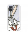 Offizielle Warner Bros Bugs Bunny Transparente Silhouette Samsung Galaxy A71 Hülle – Looney Tunes