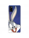Offizielle Warner Bros Bugs Bunny Transparente Silhouette Samsung Galaxy A41 Hülle – Looney Tunes