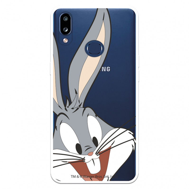 Offizielle Warner Bros Bugs Bunny transparente Silhouette-Hülle für Samsung Galaxy A10s – Looney Tunes