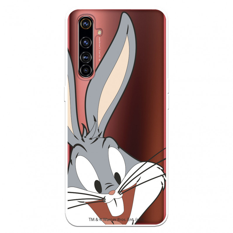 Hülle für Realme X50 Pro Offizielle Warner Bros Bugs Bunny transparente Silhouette - Looney Tunes