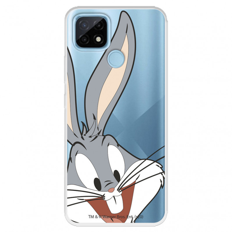 Hülle für Realme C21 Offizielle Warner Bros Bugs Bunny transparente Silhouette - Looney Tunes