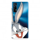 Hülle für Realme 7 Offizielle Warner Bros Bugs Bunny transparente Silhouette – Looney Tunes