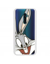 Hülle für Oppo Reno2 Offizielle Warner Bros Bugs Bunny transparente Silhouette – Looney Tunes