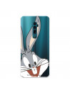 Hülle für Oppo Reno 10x Zoom Offizielle Warner Bros Bugs Bunny transparente Silhouette – Looney Tunes