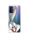 Hülle für Oppo A54 5G Offizielle Warner Bros Bugs Bunny transparente Silhouette - Looney Tunes