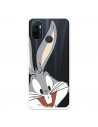 Hülle für Oppo A53 Offizielle Warner Bros Bugs Bunny transparente Silhouette - Looney Tunes