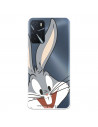 Hülle für Oppo A16 Offizielle Warner Bros Bugs Bunny transparente Silhouette - Looney Tunes