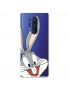 Offizielle Warner Bros Bugs Bunny Silhouette Transparent OnePlus 8 Pro Hülle – Looney Tunes