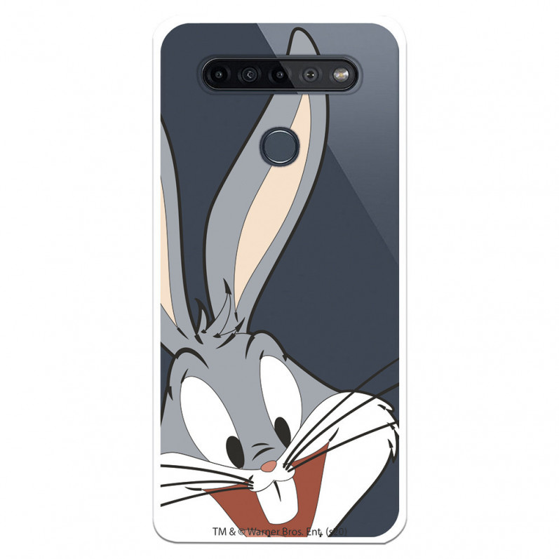 Offizielle Warner Bros Bugs Bunny Silhouette Klarsichthülle für LG K51S – Looney Tunes