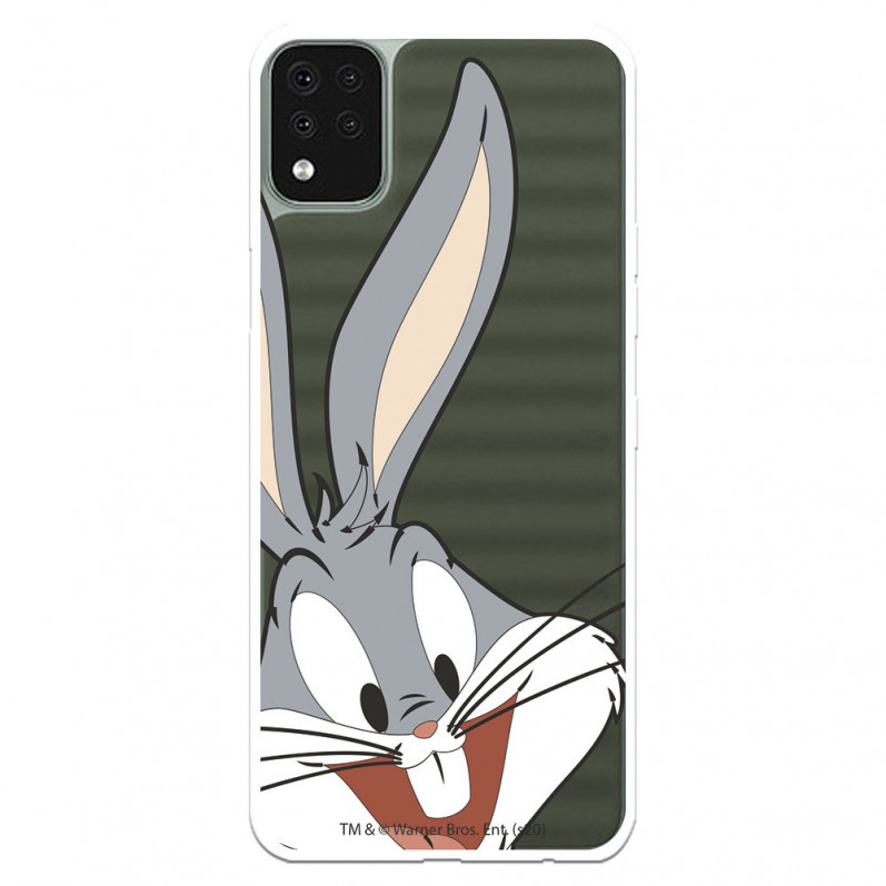 Offizielle Warner Bros Bugs Bunny Silhouette Klarsichthülle für LG K42 – Looney Tunes