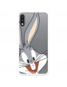 Offizielle Warner Bros Bugs Bunny transparente Silhouette-Hülle für LG K22 – Looney Tunes