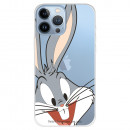 Offizielle Warner Bros Bugs Bunny Silhouette Transparente iPhone 13 Pro Max Hülle – Looney Tunes