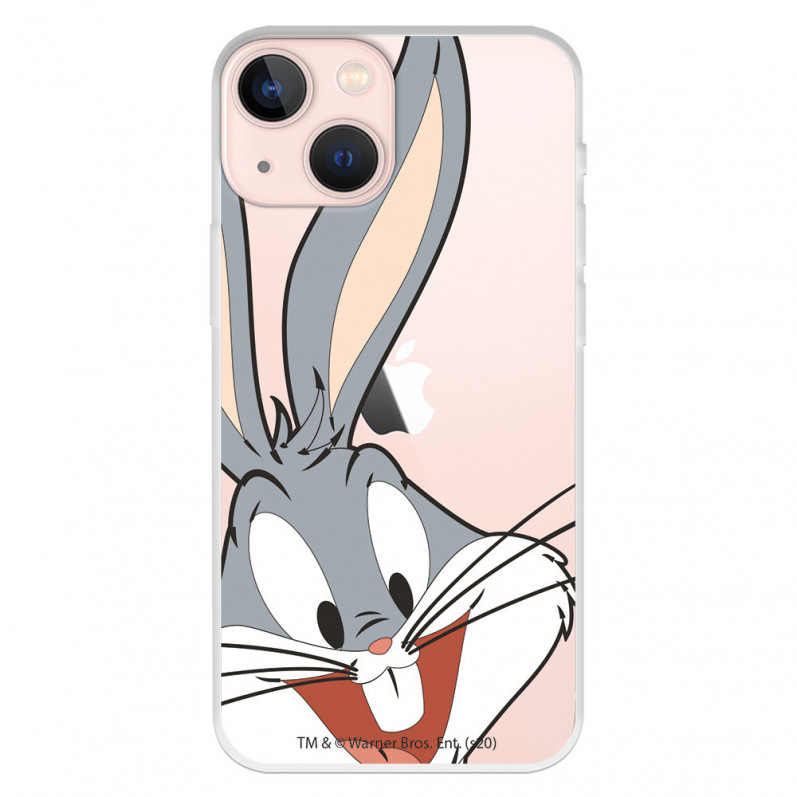 Offizielle Warner Bros Bugs Bunny Transparente Silhouette iPhone 13 Mini Hülle – Looney Tunes