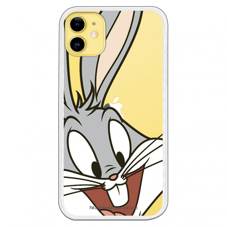 Offizielle Warner Bros Bugs Bunny Transparente Silhouette iPhone 11 Hülle – Looney Tunes