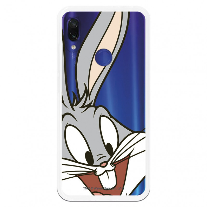 Offizielle Warner Bros Bugs Bunny transparente Hülle für Xiaomi Redmi Note 7 – Looney Tunes