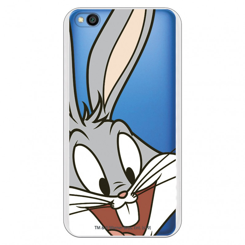 Offizielle Warner Bros Bugs Bunny Transparente Hülle für Xiaomi Redmi Go – Looney Tunes