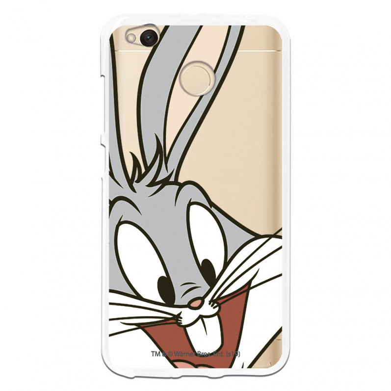 Offizielle Warner Bros Bugs Bunny Transparente Hülle für Xiaomi Redmi 4X – Looney Tunes