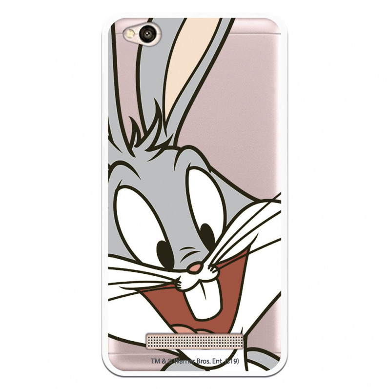 Offizielle Warner Bros Bugs Bunny Transparente Hülle für Xiaomi Redmi 4A – Looney Tunes