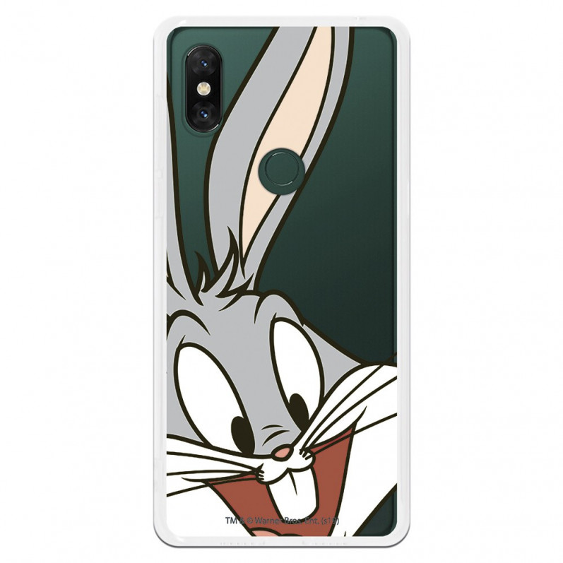 Offizielle Warner Bros Bugs Bunny Transparente Hülle für Xiaomi Mi Mix 3 – Looney Tunes