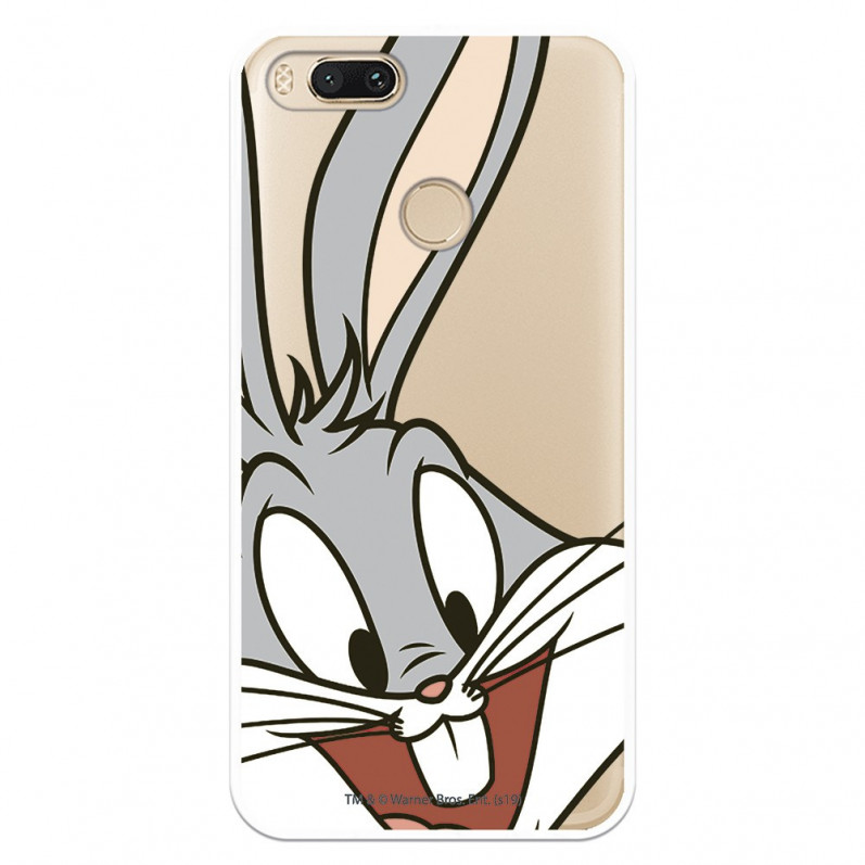 Offizielle Warner Bros Bugs Bunny Transparente Hülle für Xiaomi Mi A1 – Looney Tunes