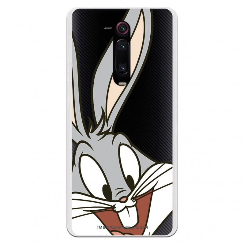 Offizielle Warner Bros Bugs Bunny Transparente Hülle für Xiaomi Mi 9T – Looney Tunes