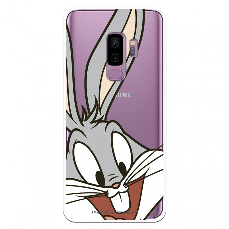 Offizielle Warner Bros Bugs Bunny Klarsichthülle für Samsung Galaxy S9 Plus – Looney Tunes