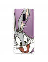 Offizielle Warner Bros Bugs Bunny Klarsichthülle für Samsung Galaxy S9 Plus – Looney Tunes