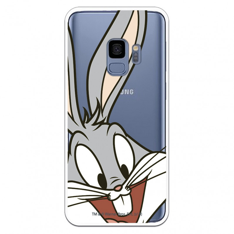 Offizielle Warner Bros Bugs Bunny Klarsichthülle für Samsung Galaxy S9 – Looney Tunes