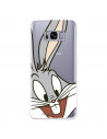 Offizielle Warner Bros Bugs Bunny Transparente Hülle für Samsung Galaxy S8 – Looney Tunes