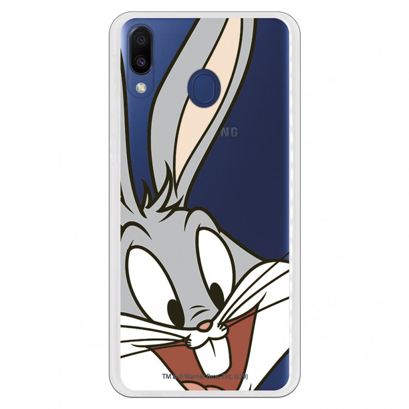 Offizielle Warner Bros Bugs Bunny Transparente Hülle für Samsung Galaxy M20 – Looney Tunes