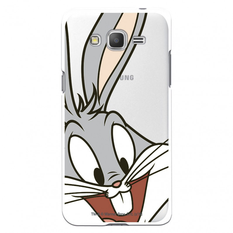 Offizielle Warner Bros Bugs Bunny Transparente Hülle für Samsung Galaxy Grand Prime – Looney Tunes