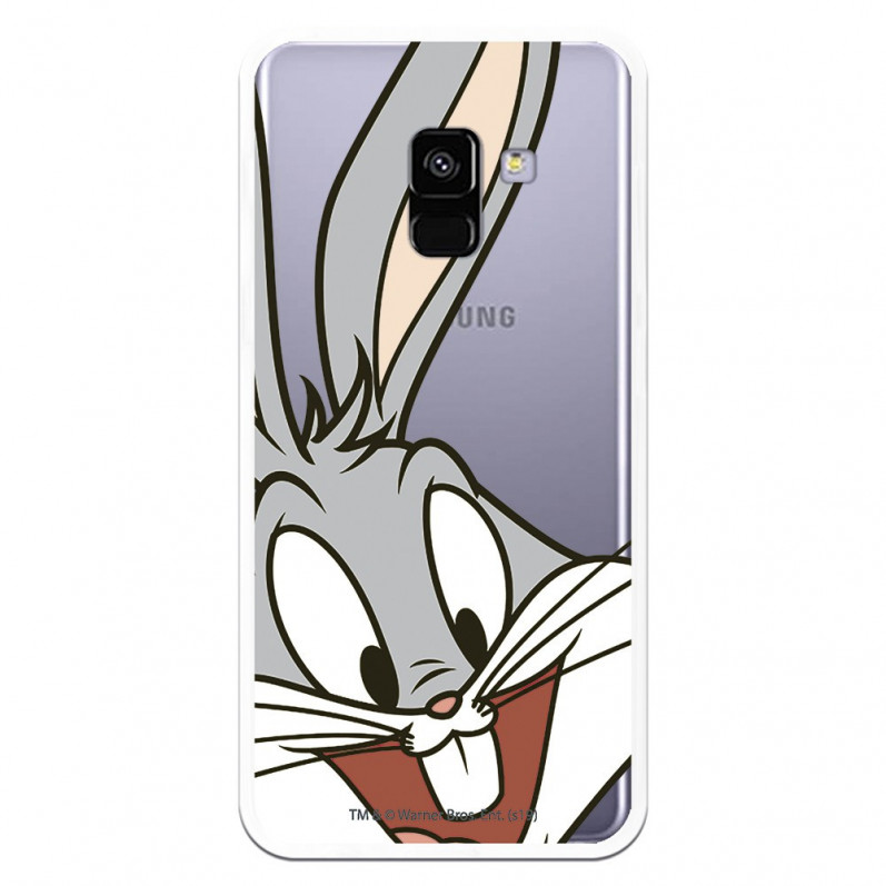 Offizielle Warner Bros Bugs Bunny Transparente Hülle für Samsung Galaxy A8 2018 – Looney Tunes