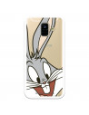 Offizielle Warner Bros Bugs Bunny Transparente Hülle für Samsung Galaxy A6 2018 – Looney Tunes