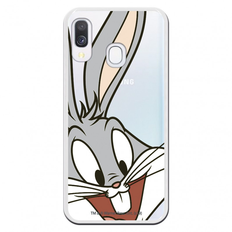 Offizielle Warner Bros Bugs Bunny Transparente Hülle für Samsung Galaxy A40 – Looney Tunes