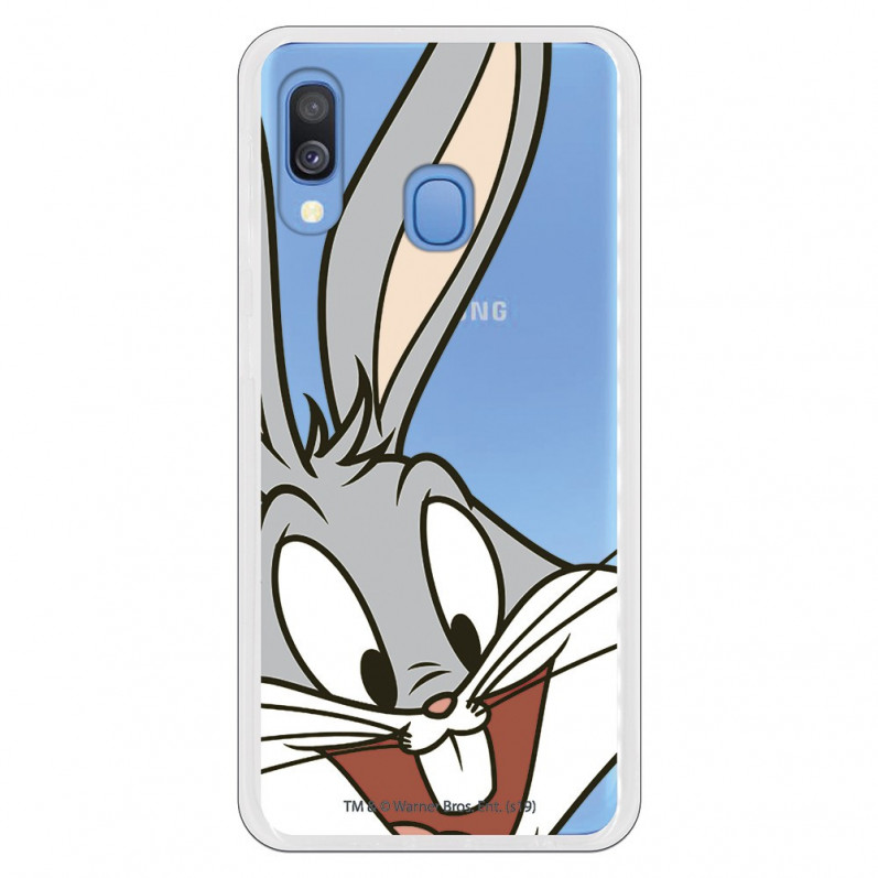 Offizielle Warner Bros Bugs Bunny Transparente Hülle für Samsung Galaxy A20e – Looney Tunes