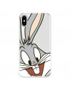 Offizielle Warner Bros Bugs Bunny transparente Hülle für iPhone XS – Looney Tunes