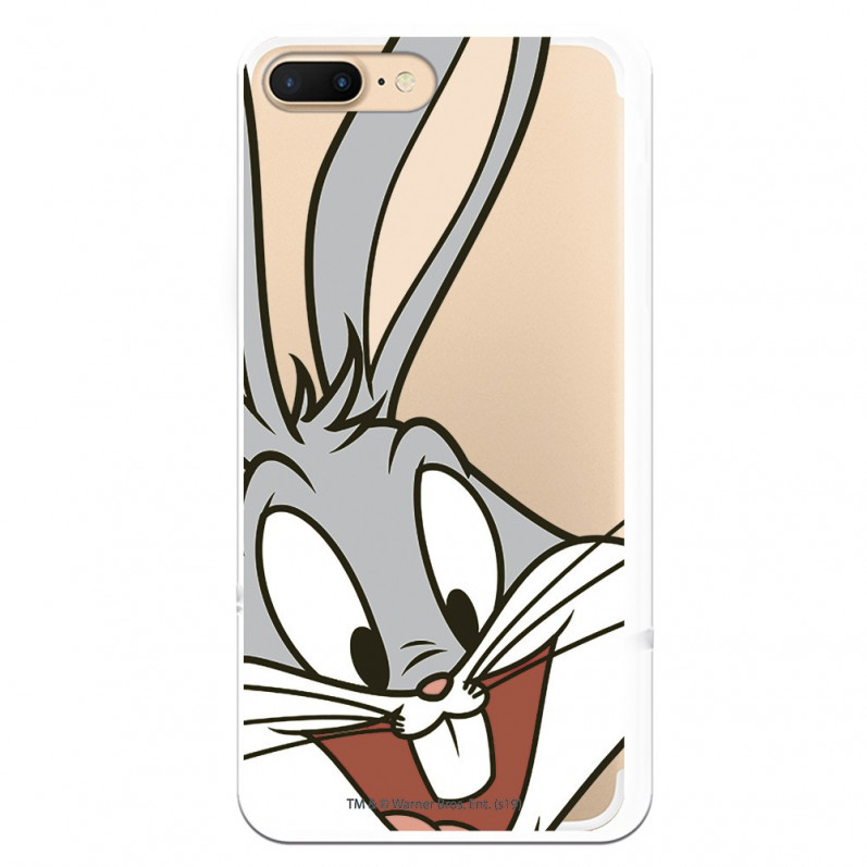 Offizielle Warner Bros Bugs Bunny transparente Hülle für iPhone 8 Plus – Looney Tunes