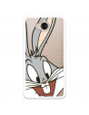 Offizielle Warner Bros Bugs Bunny transparente Hülle für Huawei Y6 2017 – Looney Tunes