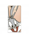 Offizielle Warner Bros Bugs Bunny transparente Hülle für Huawei P9 Lite – Looney Tunes