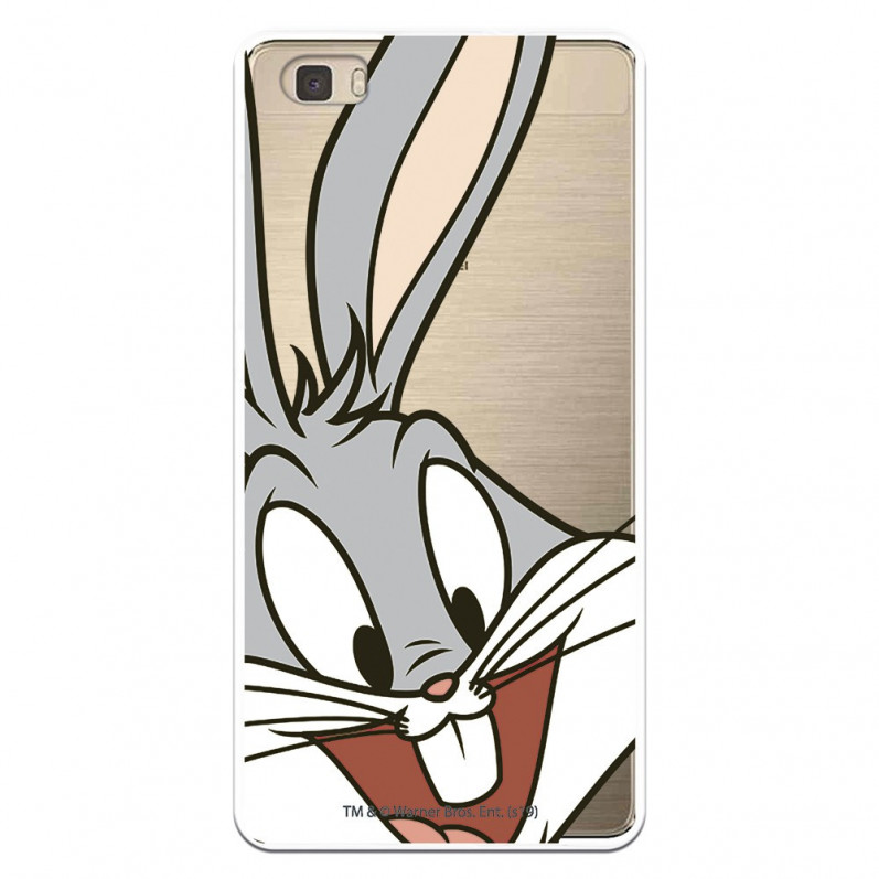 Offizielle Warner Bros Bugs Bunny transparente Hülle für Huawei P8 Lite – Looney Tunes