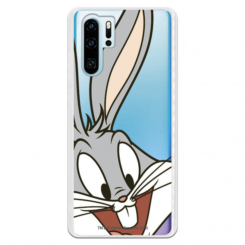 Offizielle Warner Bros Bugs Bunny transparente Hülle für Huawei P30 Pro – Looney Tunes