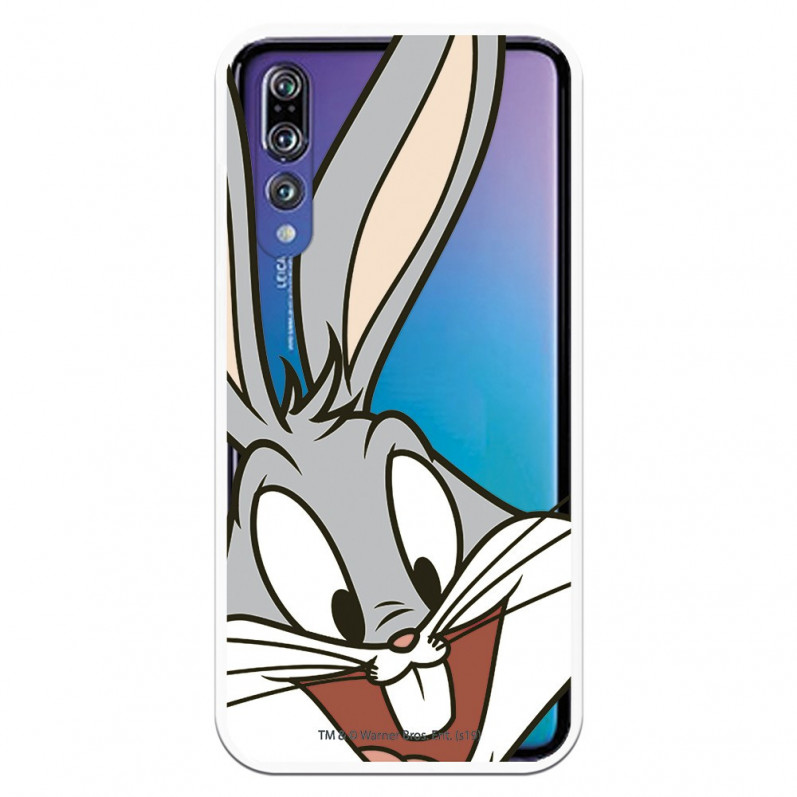 Offizielle Warner Bros Bugs Bunny transparente Hülle für Huawei P20 Pro – Looney Tunes