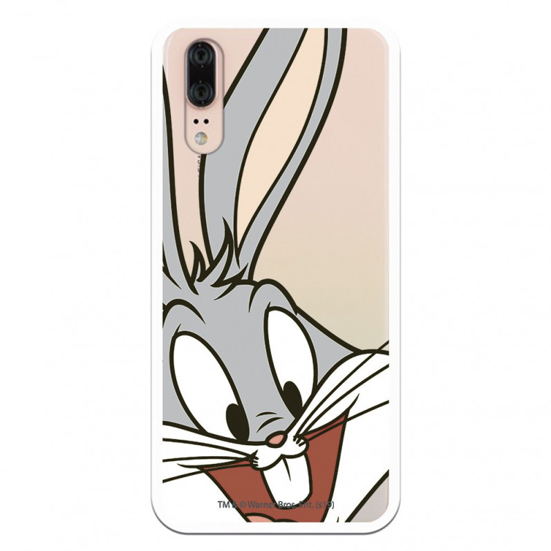 Offizielle Warner Bros Bugs Bunny transparente Hülle für Huawei P20 – Looney Tunes