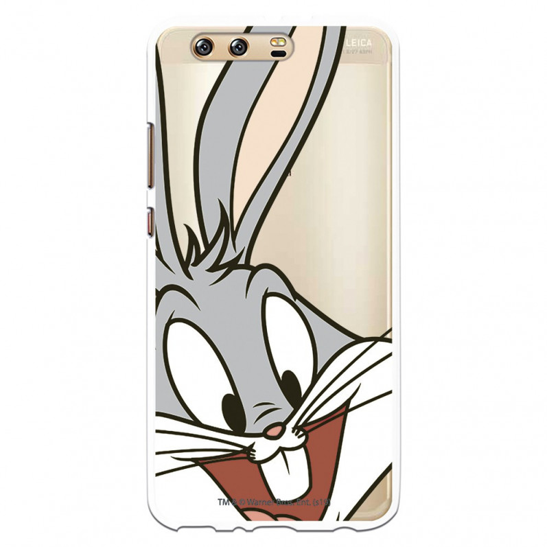 Offizielle Warner Bros Bugs Bunny transparente Hülle für Huawei P10 Plus – Looney Tunes