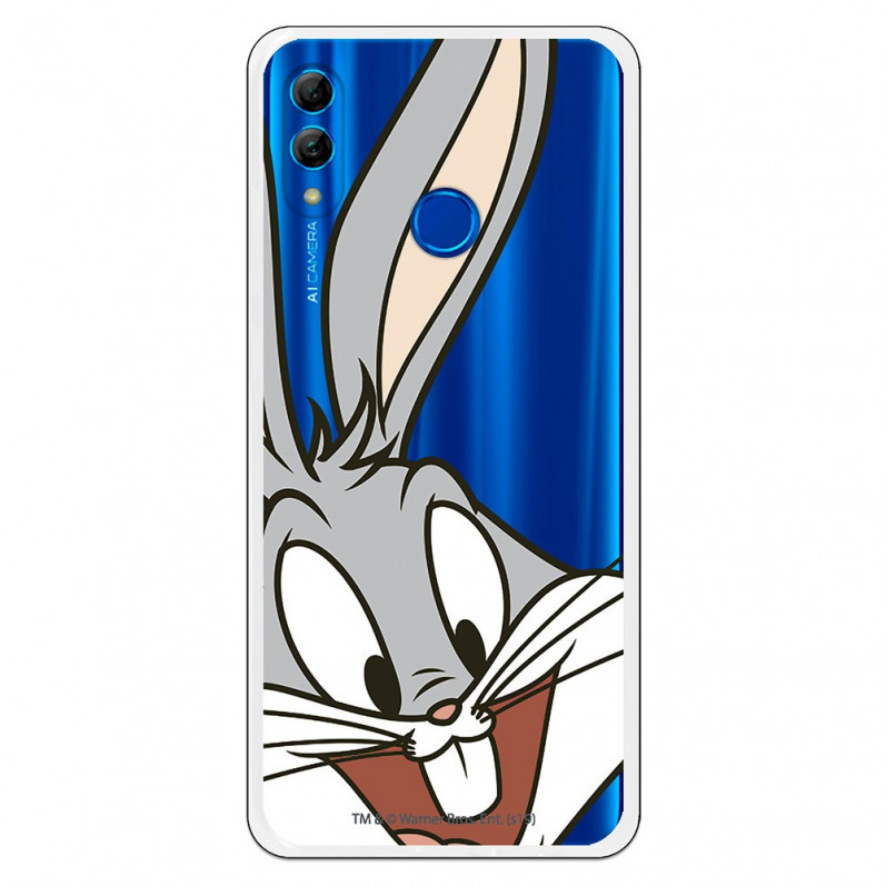 Offizielle Warner Bros Bugs Bunny transparente Hülle für Huawei P Smart 2019 – Looney Tunes