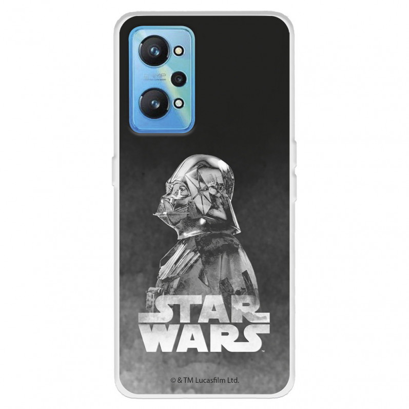 Hülle für Realme GT Neo 2 Offizieller Star Wars Darth Vader Schwarzer Hintergrund - Star Wars