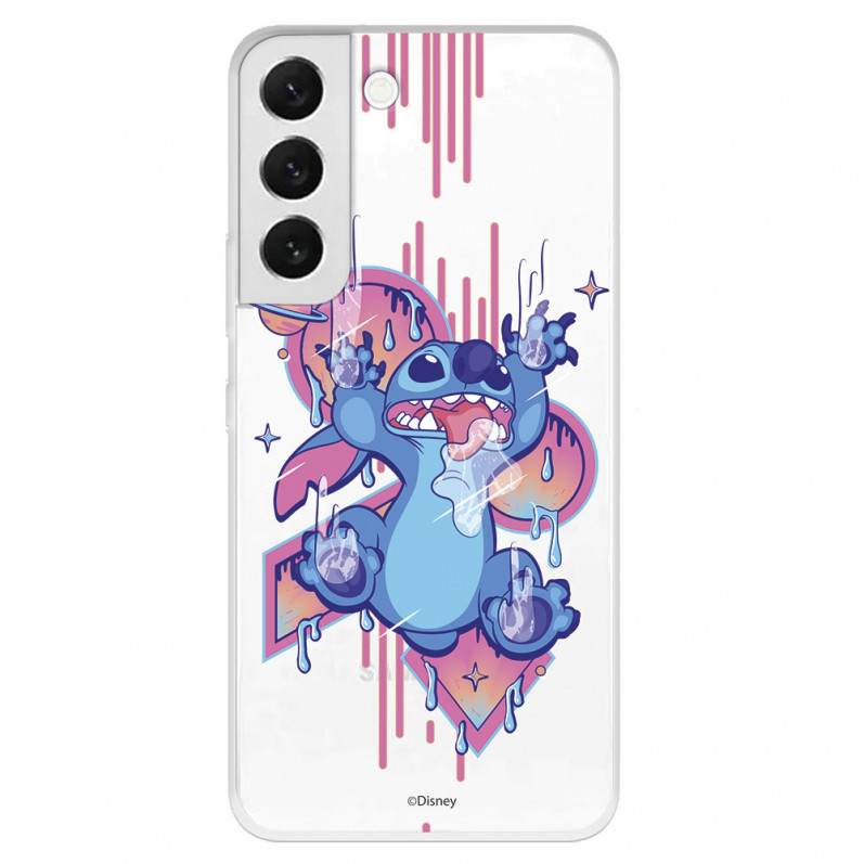 Offizielle Disney Stitch Graffiti Samsung Galaxy S22 Plus Hülle – Lilo & Stitch