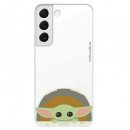 Samsung Galaxy S22 Plus Hülle Offizielles Star Wars Baby Yoda Smiles - The Mandalorian