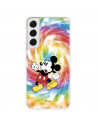 Offizielle Disney Mickey Mouse Tye Die Hülle für Samsung Galaxy S22 Plus – Disney Classics